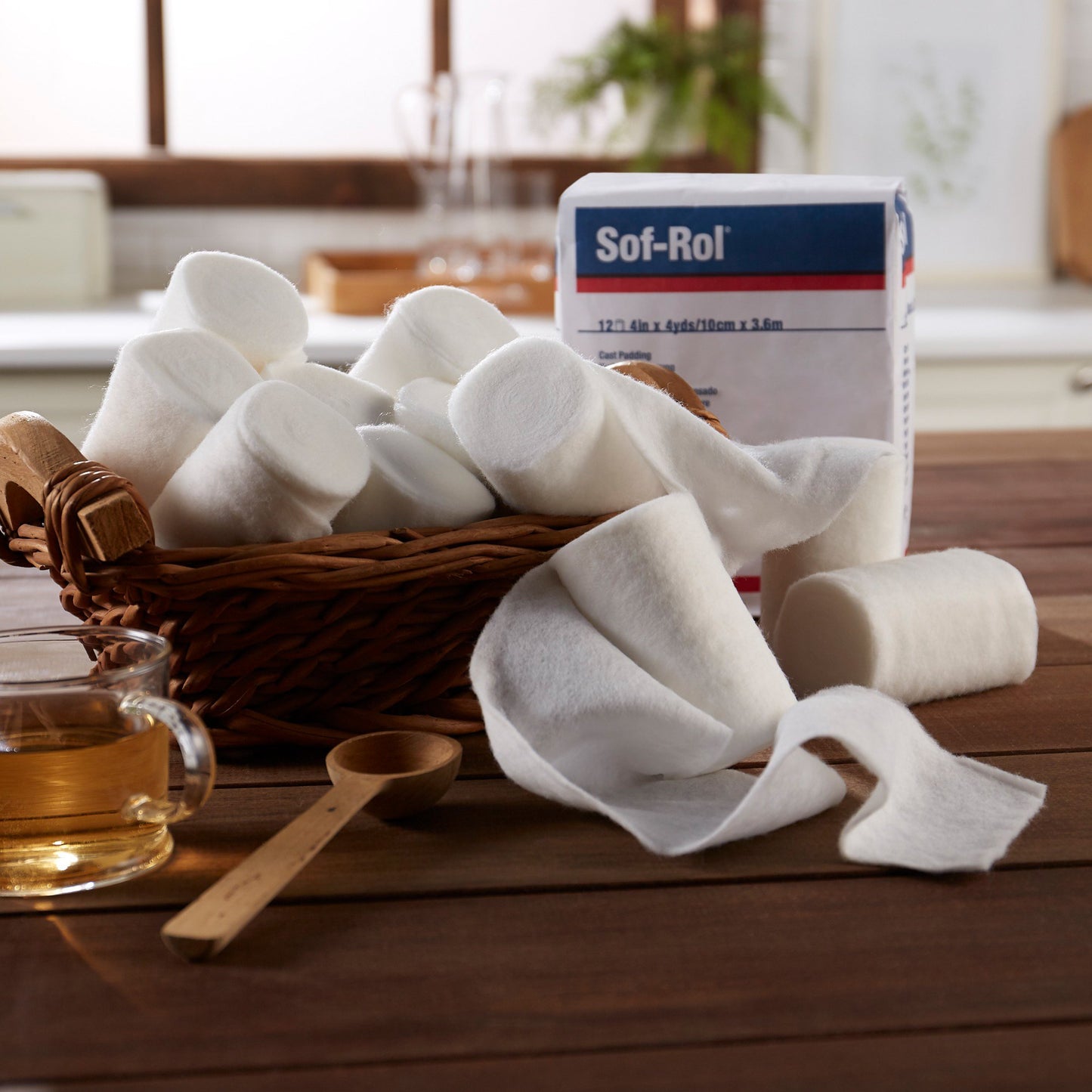 Sof-Rol® Cast Padding Undercast 4 Inch X 4 Yard Rayon NonSterile (4891_CS)