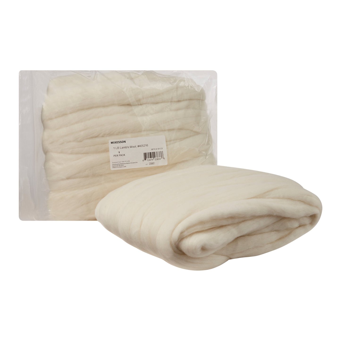 McKesson Lamb's Wool Padding 1 lb. (1089529_EA)