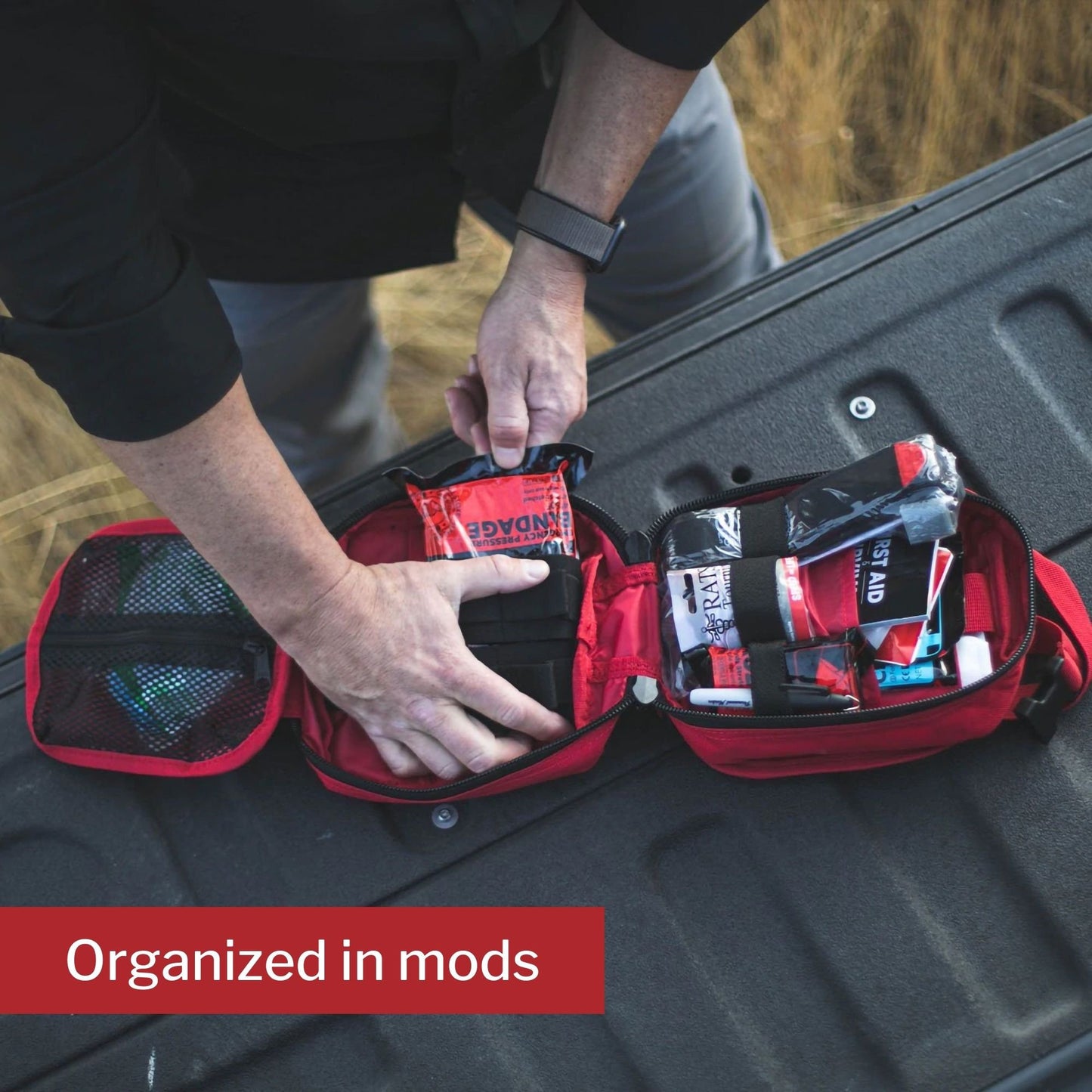 My Medic™ MYFAK Pro First Aid Kit Red Nylon Bag (1207716_EA)