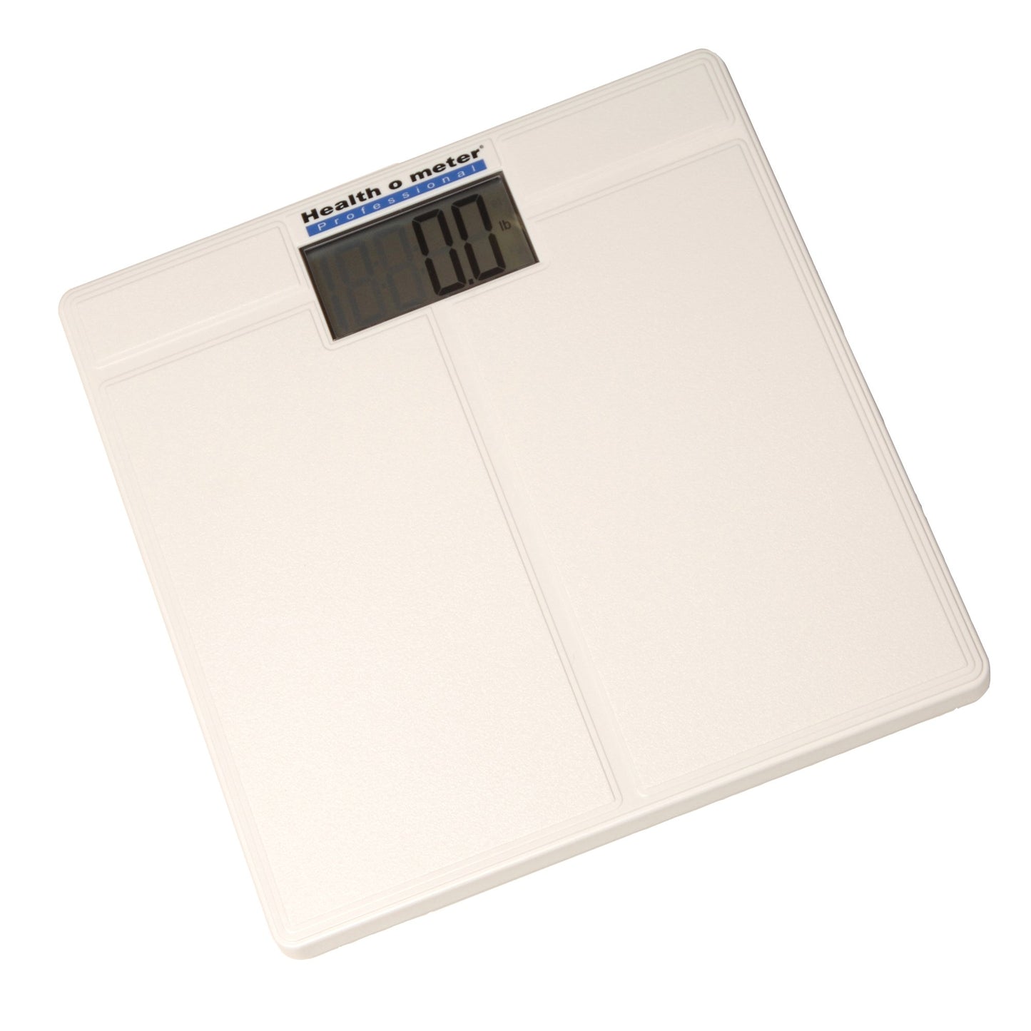 Health O Meter® Floor Scale LCD Display 397 lbs. / 180 kg Capacity White Battery Operated (687509_EA)