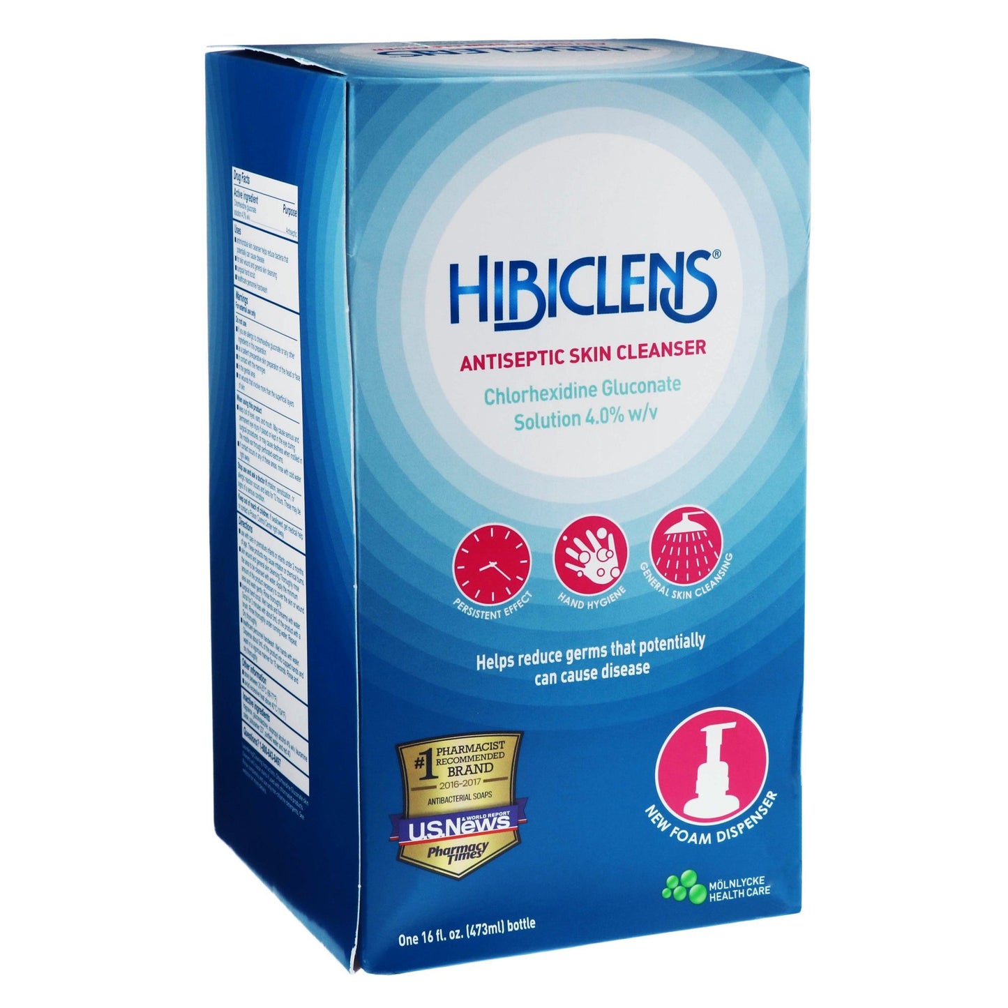 Hibiclens® Antiseptic / Antimicrobial Skin Cleanser 16 oz. Pump Bottle 4% Strength CHG (Chlorhexidine Gluconate) NonSterile (133297_CS)