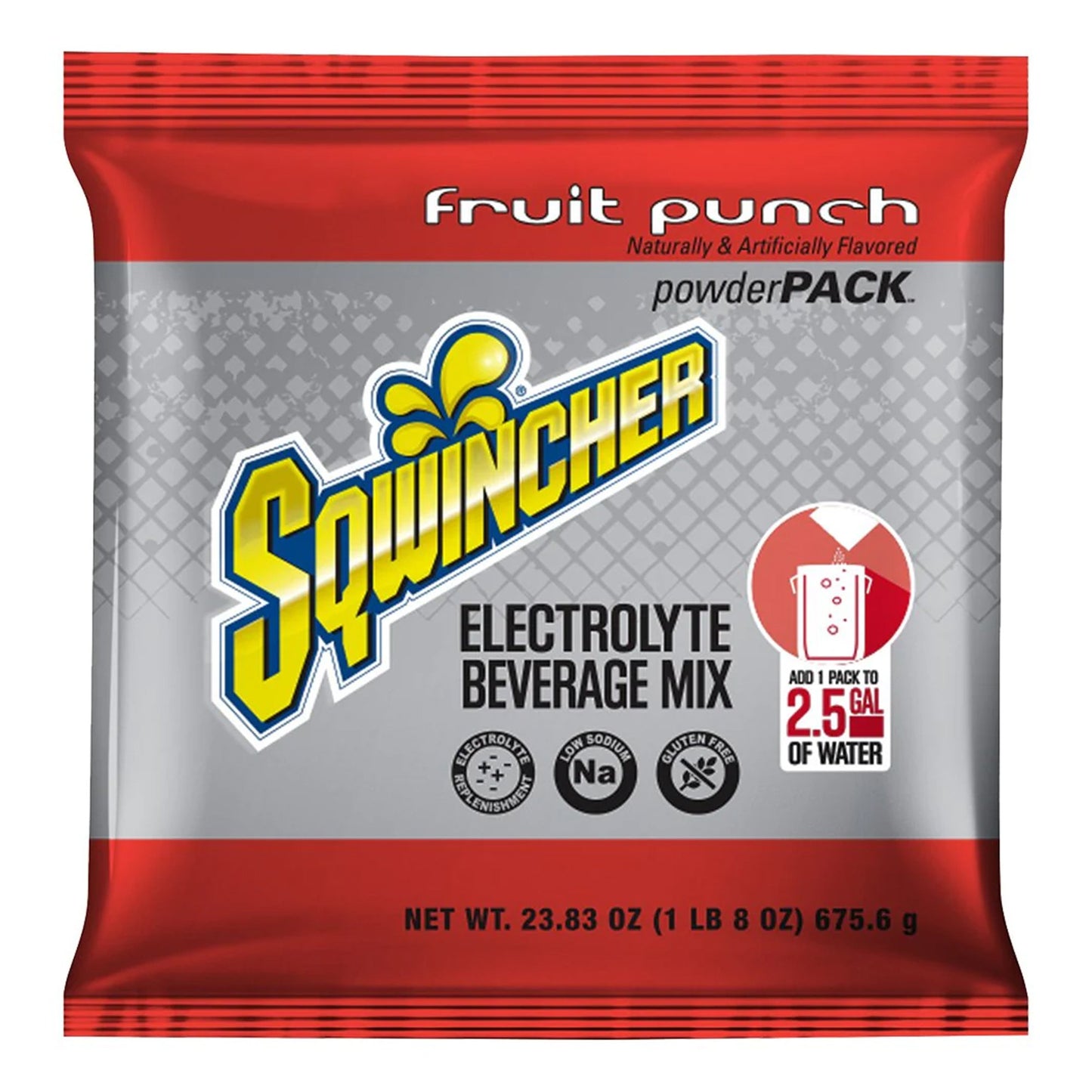 Sqwincher® Powder Pack® Oral Electrolyte Solution Fruit Punch Flavor 23.83 oz. Electrolyte (1065941_PK)