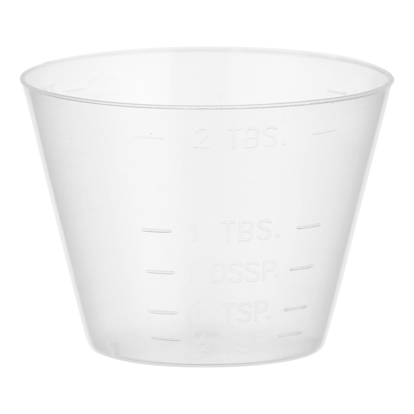 CareStock Medicine Cup 1 oz. Translucent Plastic Disposable NonSterile (1247745_SL)