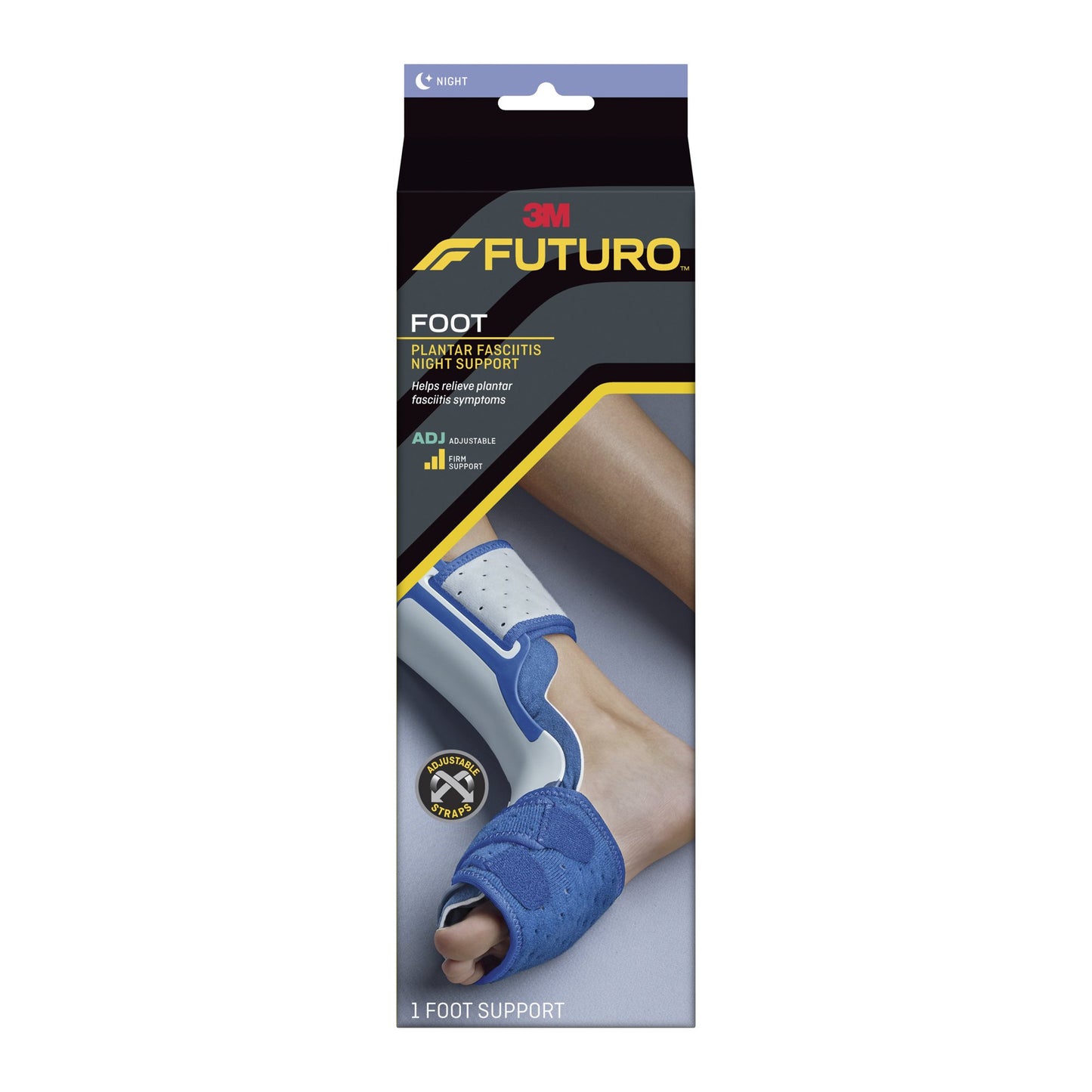 3M™ Futuro™ Night Splint One Size Fits Most Hook and Loop Strap Closure Foot (971919_EA)