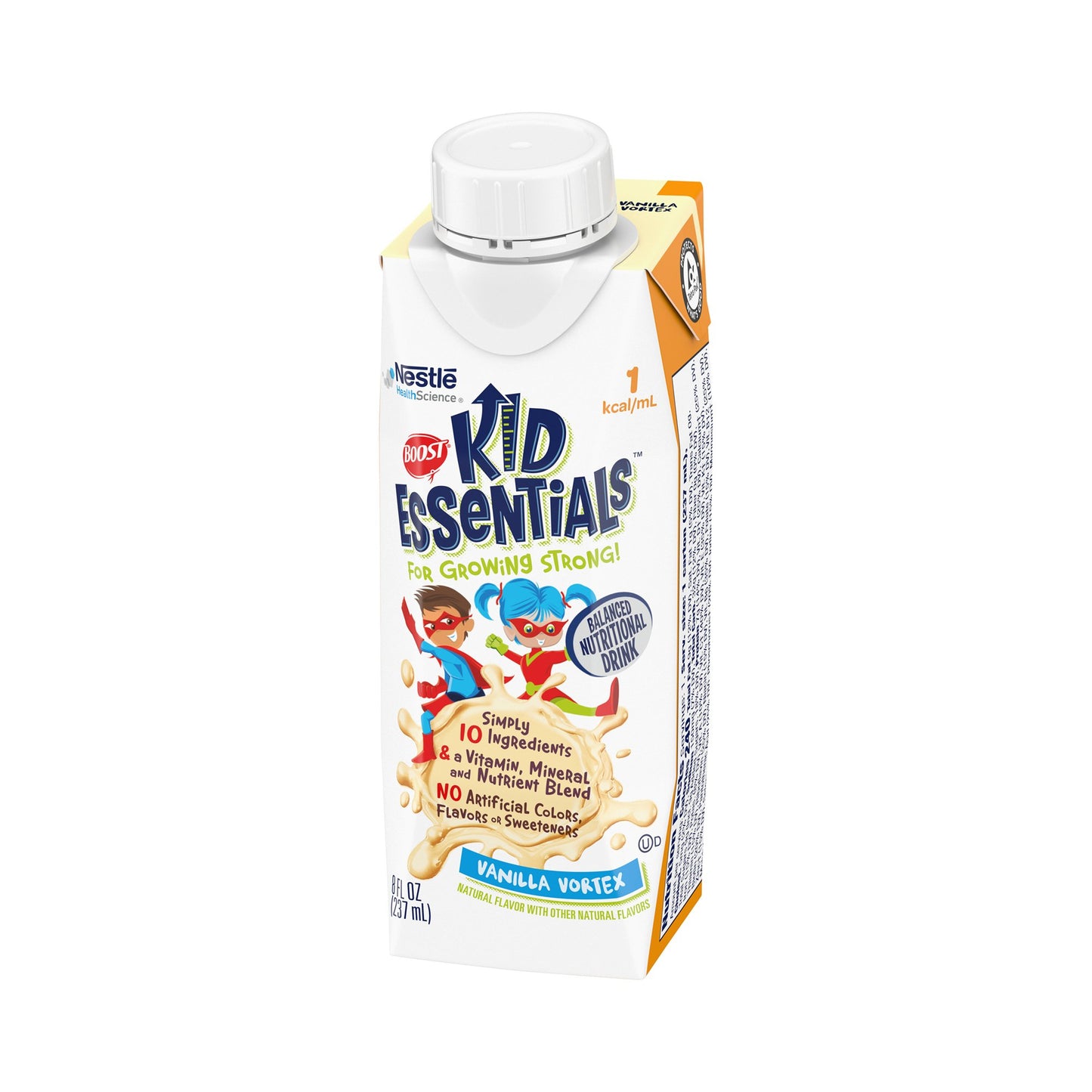 Boost® Kid Essentials™ 1.0 Pediatric Oral Supplement Vanilla Vortex Flavor 8 oz. Carton Liquid Vitamins / Minerals (1178508_CS)