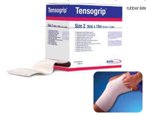 Tensogrip® Elastic Tubular Support Bandage 4 Inch X 11 Yard Medium Thigh / Large Knee Pull On Beige NonSterile Size F Standard Compression (702116_BX)