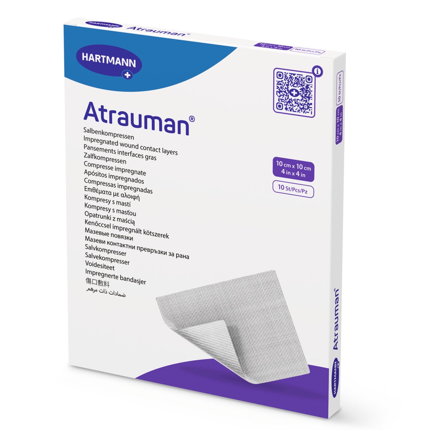 Atrauman® Impregnated Contact Layer Dressing 4 X 4 Inch Sterile (1161221_BX)