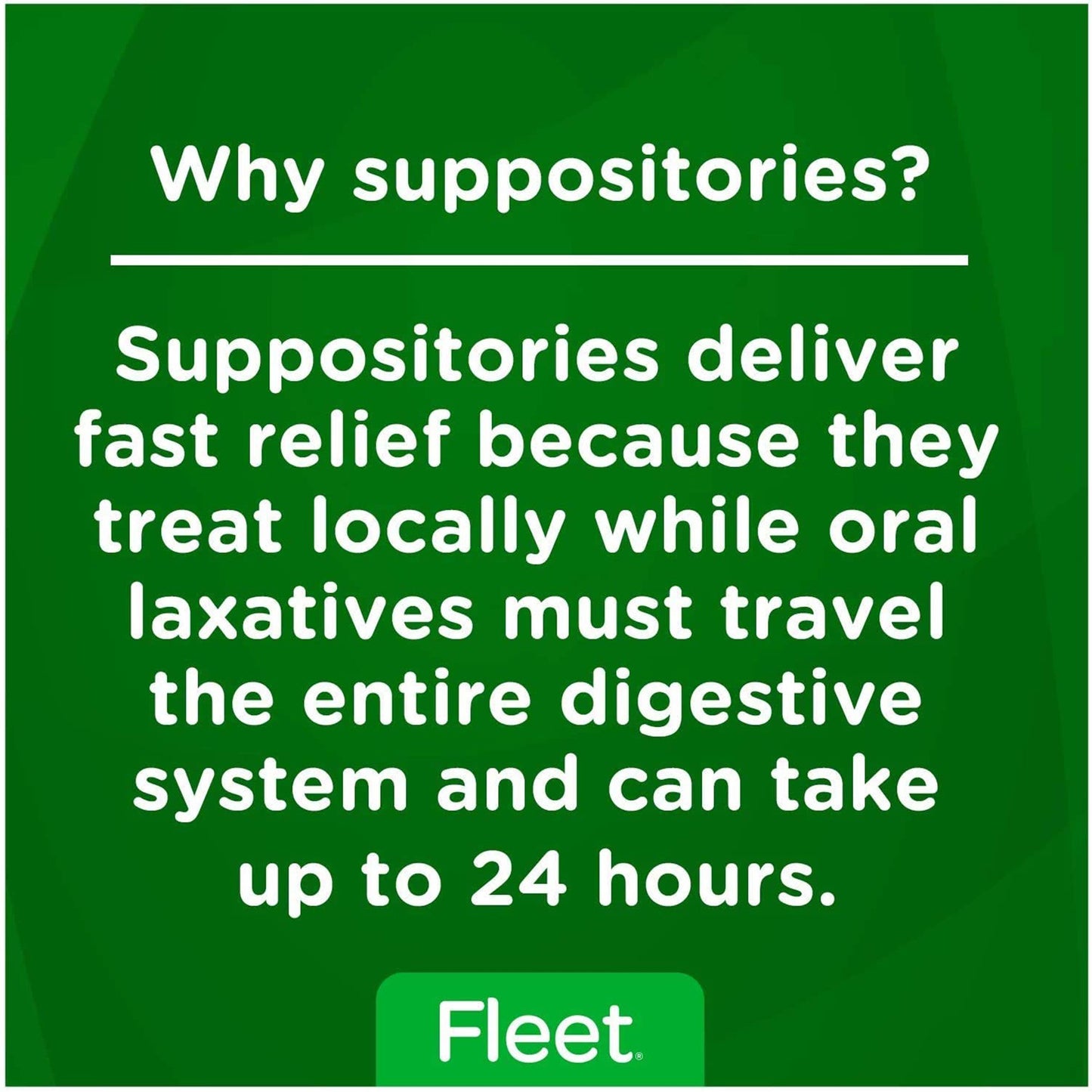 Fleet® Laxative Suppository 50 per Box 2 Gram Strength Glycerin (847651_BT)