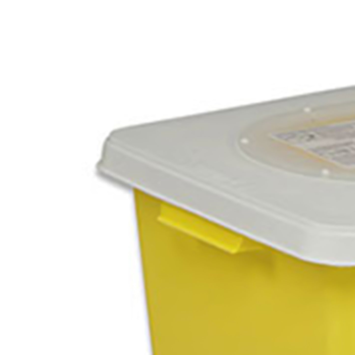 SharpSafety™ Chemotherapy Waste Container Yellow Base 26 H X 12-3/4 D X 18-1/4 W Inch Vertical Entry 18 Gallon (291199_CS)