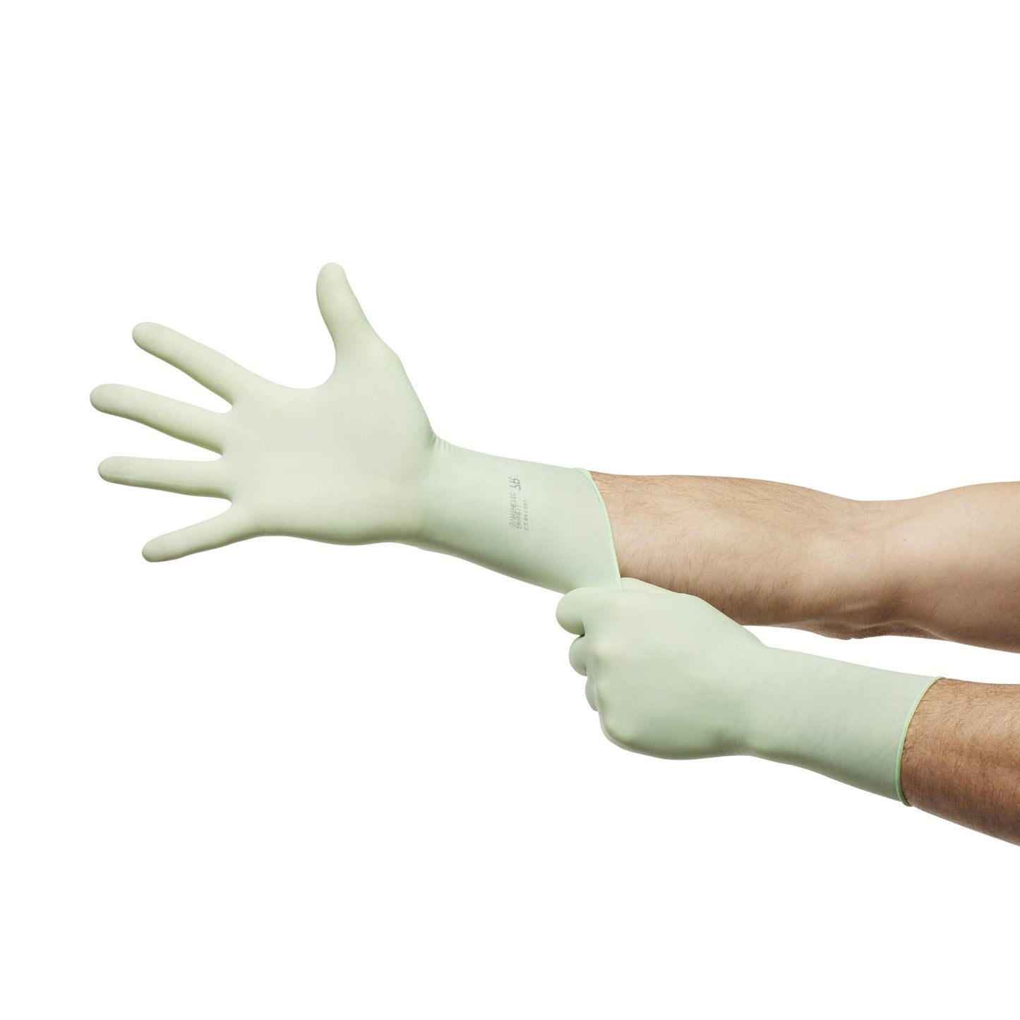 GAMMEX® Non-Latex PI Green Surgical Glove Size 8.5 Sterile Polyisoprene Standard Cuff Length Micro-Textured Light Green Chemo Tested (648146_BX)