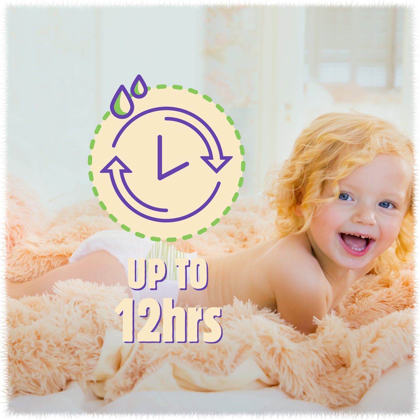 Cuties® Complete Care Unisex Baby Diaper Size 2 Disposable Heavy Absorbency (699152_CS)