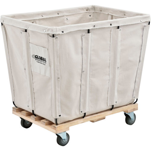 Global Industrial KD, 12 Bushel, Canvas Basket Bulk Truck (WB800355)