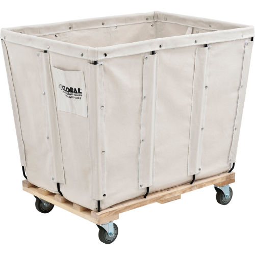 Global Industrial KD, 16 Bushel, Canvas Basket Bulk Truck (WB800357)