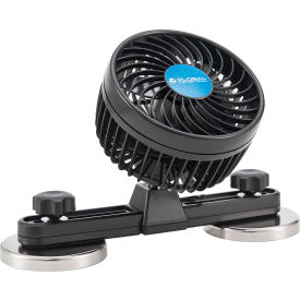 Global Industrial 4-1/2" Magnetic Forklift Fan, 119 CFM, 12V, 2 Speed (WB800510)