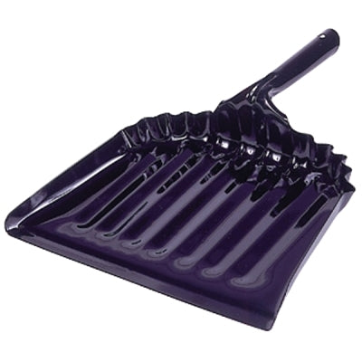 Weiler Dust Pan, 12 in W, 13-1/2 in L, 20 Gauge Steel, Black (804-71078)