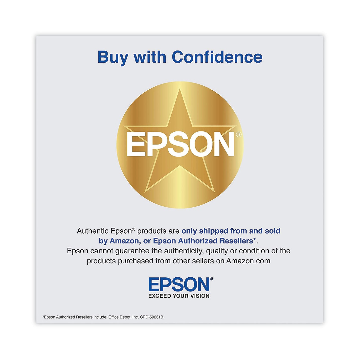 Epson® T222520S (T222) Claria Ink, 165 Page-Yield, Cyan/Magenta/Yellow (EPST222520S)