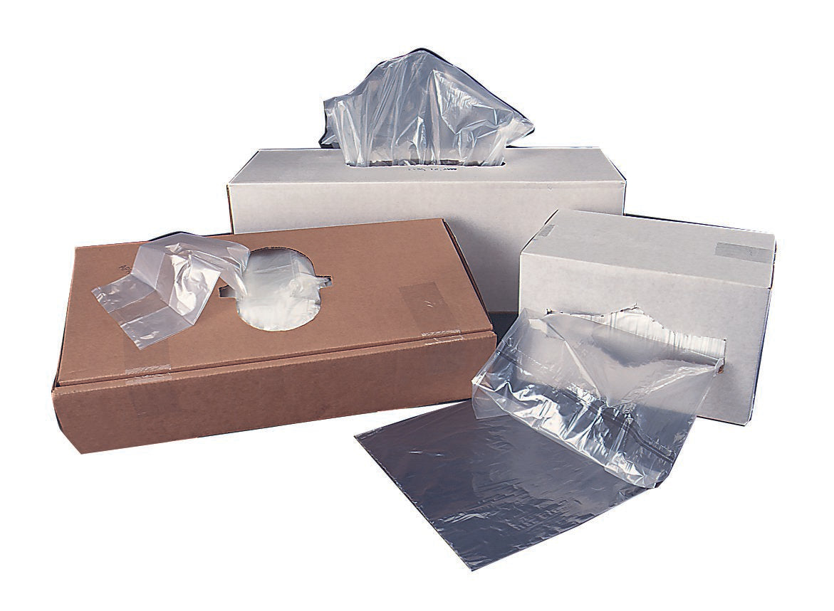 Colonial Bag Trash Bag 33 gal. Clear HDPE 12 Mic. 33 X 40 Inch X-Seal Bottom Flat Pack (695586_CS)