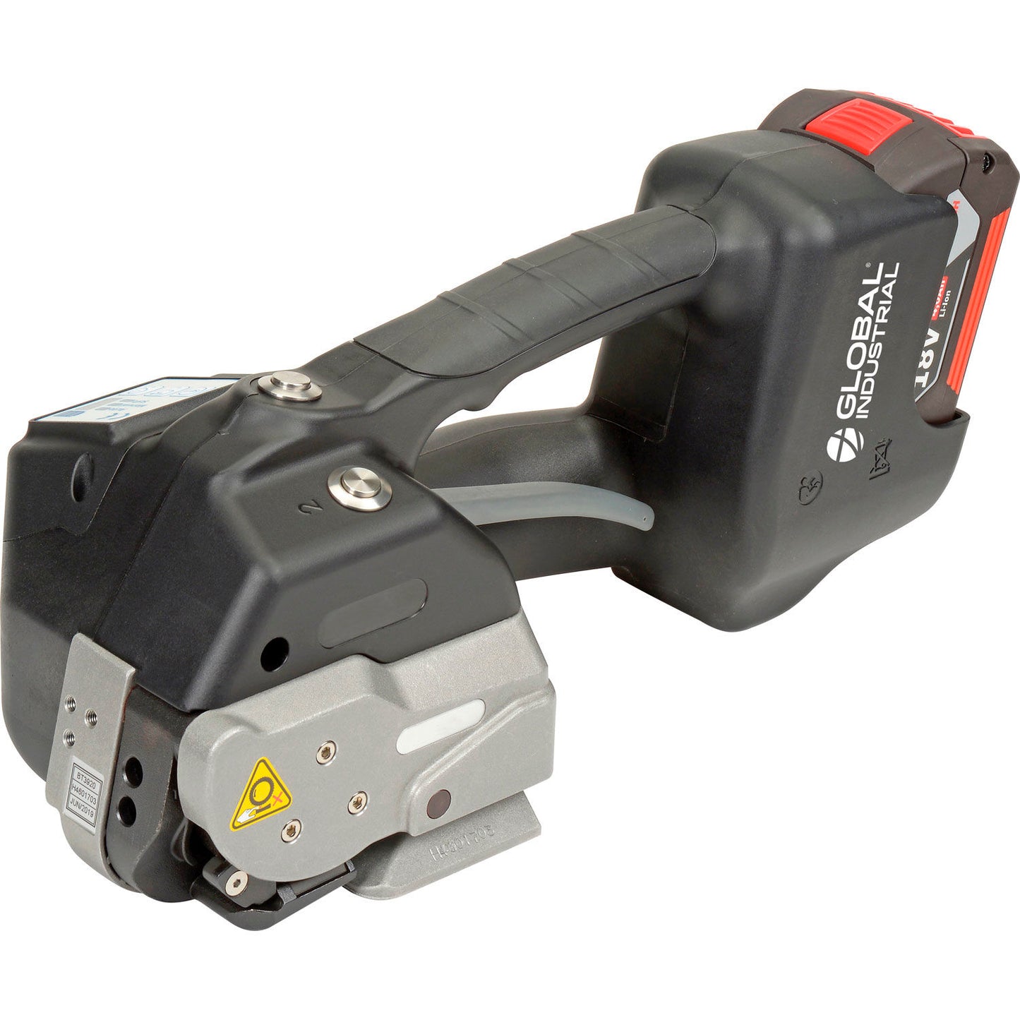 Global Industrial Battery Operated Polyester Strapping Tool For 5/8" Strap Width (WB412658)