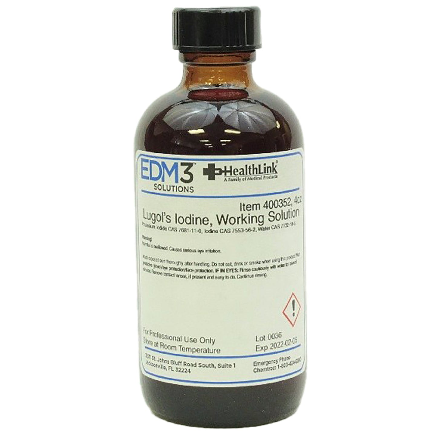EDM 3 LLC Lugol's Iodine Stain 4 oz. (444346_EA)