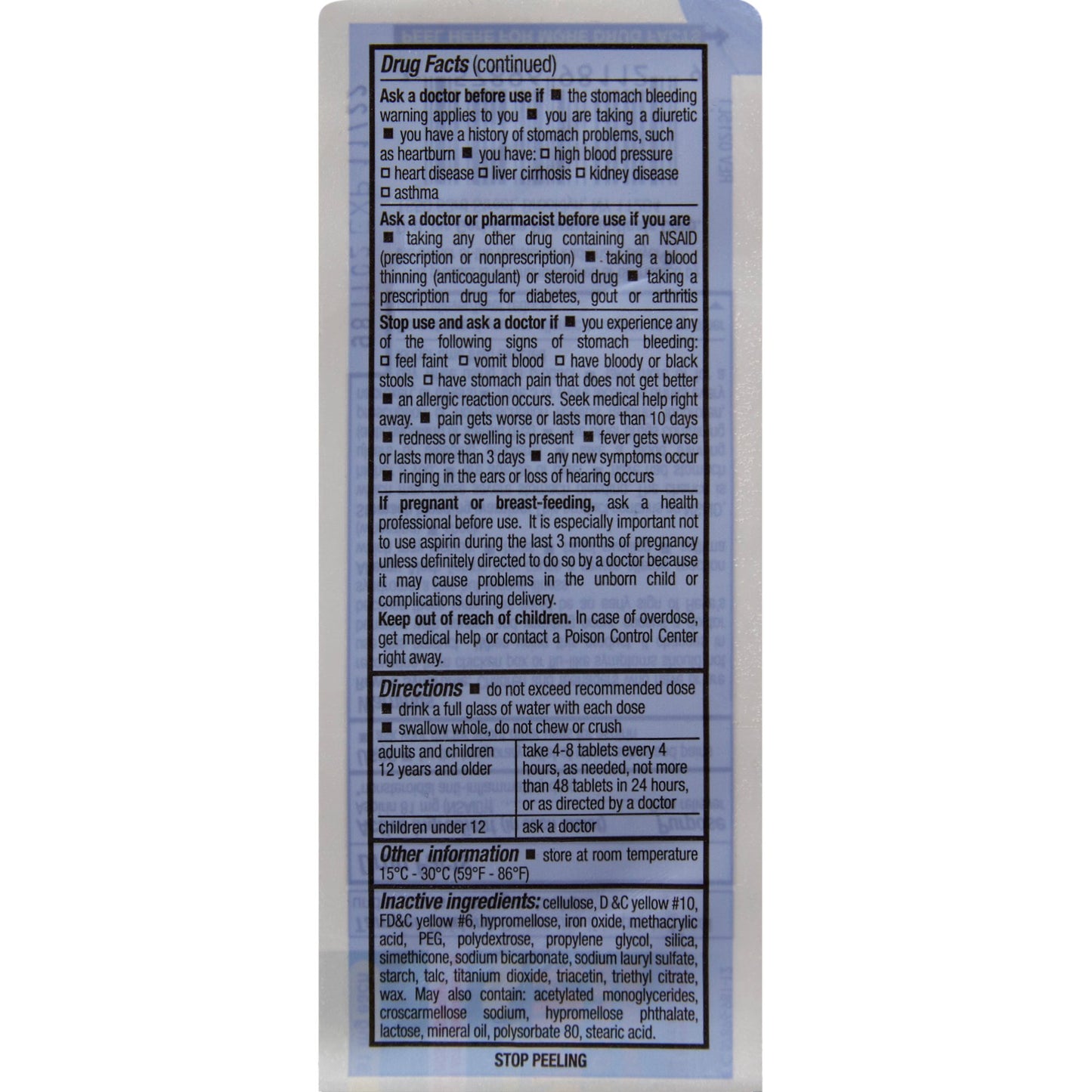 HEALTHSTAR® Pain Relief 81 mg Strength Aspirin Tablet 120 per Bottle (1043633_BT)