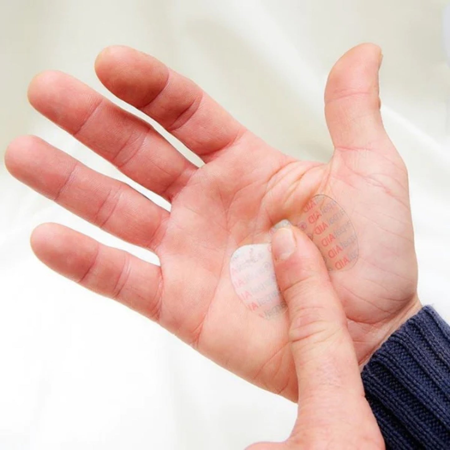 Carpal AID® Patch Hand-Based Carpal Tunnel Support Plastic Left or Right Hand Clear Small (1233611_PK)
