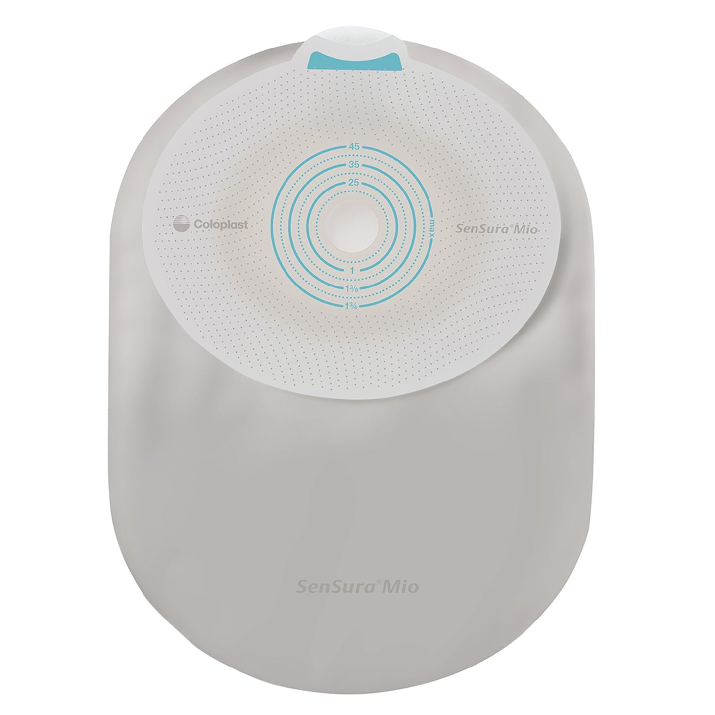 SenSura® Mio Ostomy Pouch One-Piece System 7-1/4 Inch Length, Midi Flat, Pre-Cut 1 Inch Stoma Closed End (891182_BX)