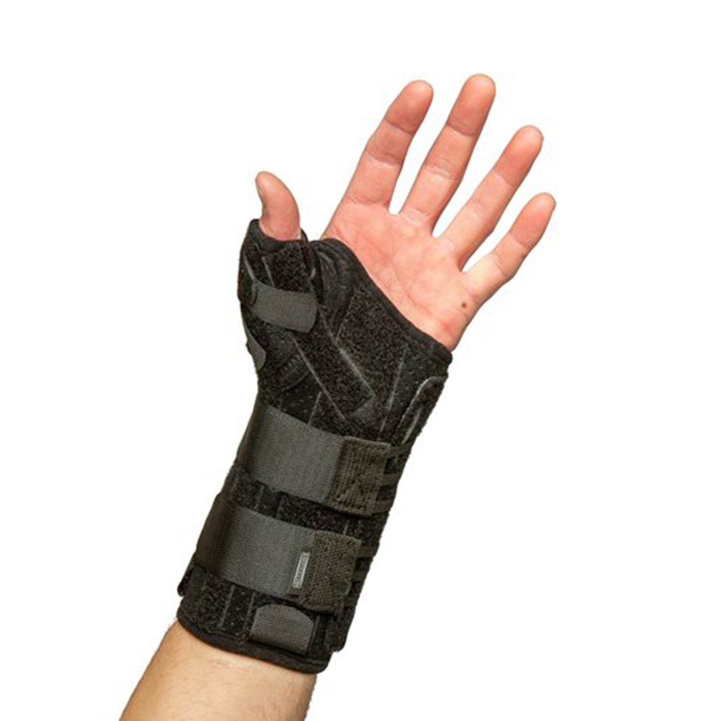 Titan Thumb™ Thumb Brace with Wrist Support Adult / Child Regular Adjustable Lacing Pulls Thumb / Wrist Black (512516_EA)