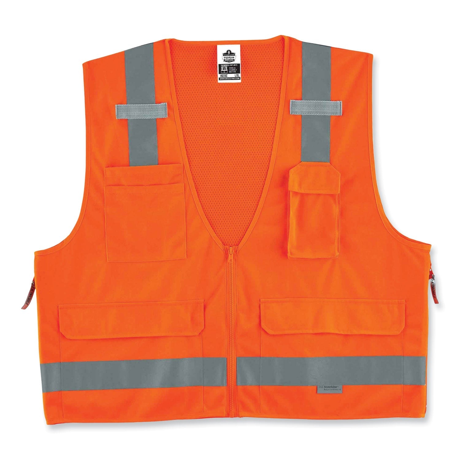 ergodyne-glowear-8250z-class-2-surveyors-zipper-vest-num-ego21417_1