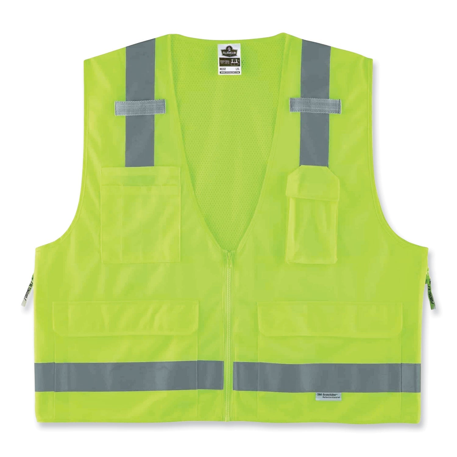 ergodyne-glowear-8250z-class-2-surveyors-zipper-vest-num-ego21425_1