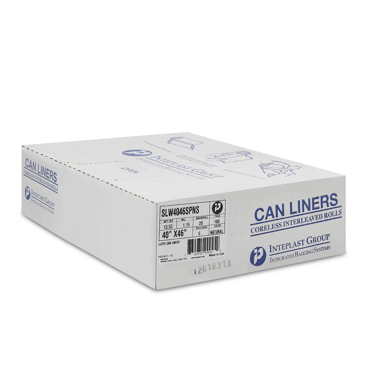 McKesson Trash Bag 45 gal. Clear LLDPE 1.15 mil 40 X 46 Inch Star Seal Bottom Coreless Roll (1137657_CS)