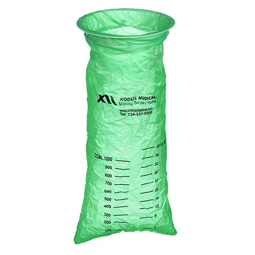 Xodus Medical Emesis Bag 40 oz. Green (1153185_CS)