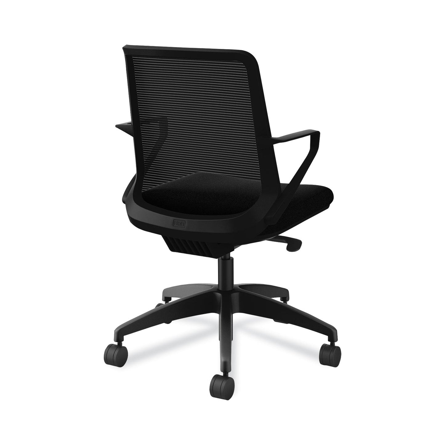 HON® Cliq Office Chair, Supports Up to 300 lb, 17" to 22" Seat Height, Black Seat/Back, Black Base (HONCLQIMCU10T)