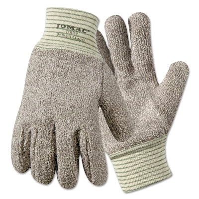 Wells Lamont Jomac String Knit Gloves, X-Large, Knit-Wrist, Brown/White (815-642HR)