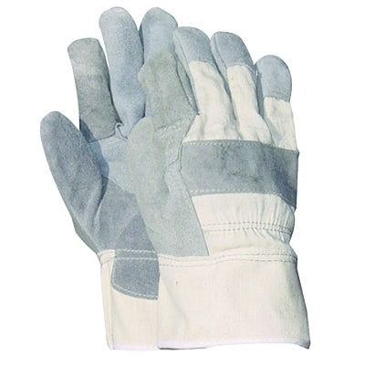 Wells Lamont Double Leather Palm Gloves, Small, Blue, Teal (815-Y3101S)