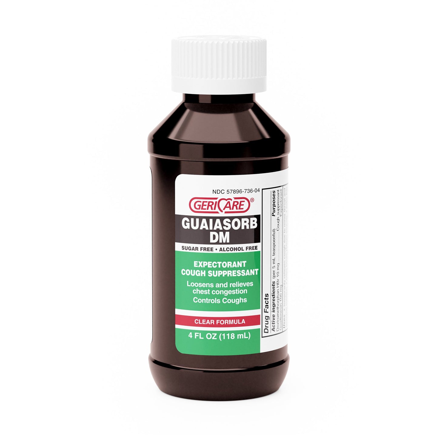 Geri-Care® Cold and Cough Relief 100 mg - 10 mg / 5 mL Strength Liquid 4 oz. (973234_CS)