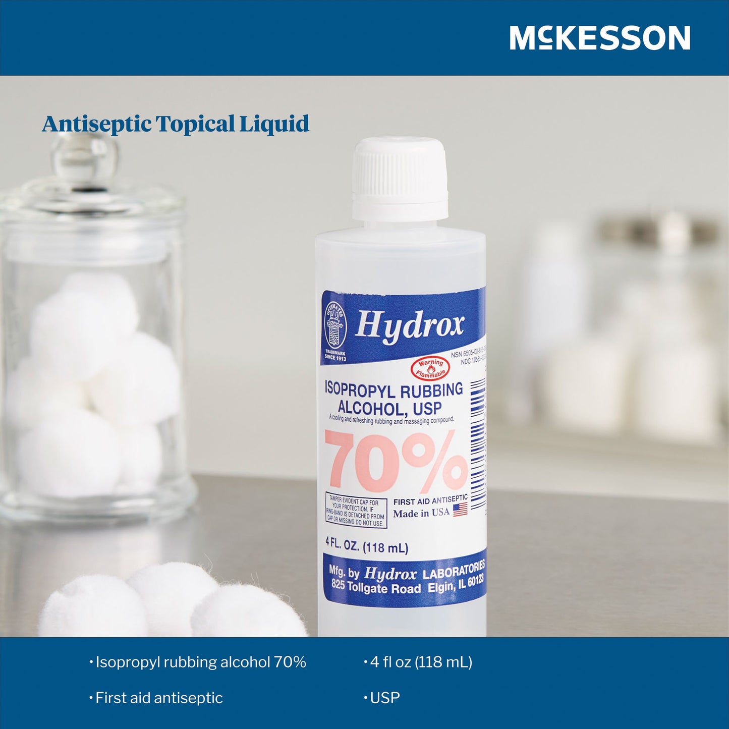McKesson Brand Antiseptic 4 oz. Bottle (139999_EA)