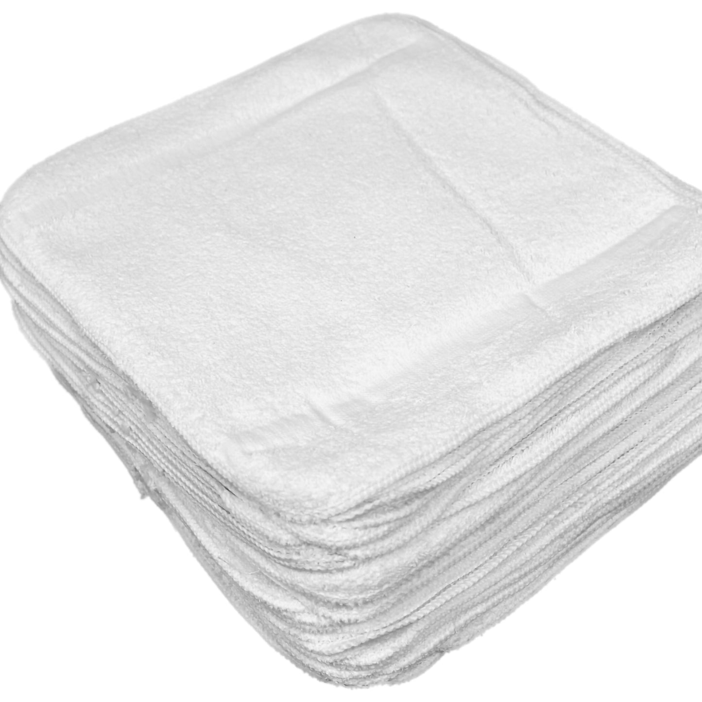 Olympic Washcloth 12 X 12 Inch White Reusable (1125101_DZ)