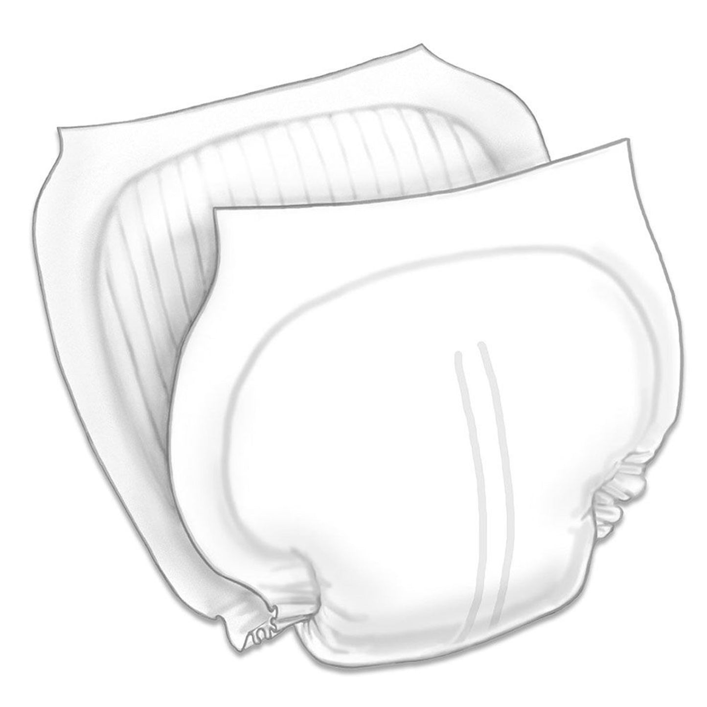 Wings™ Incontinence Liner 13 X 24 Inch Moderate Absorbency Super Absorbent Core One Size Fits Most (1225969_CS)