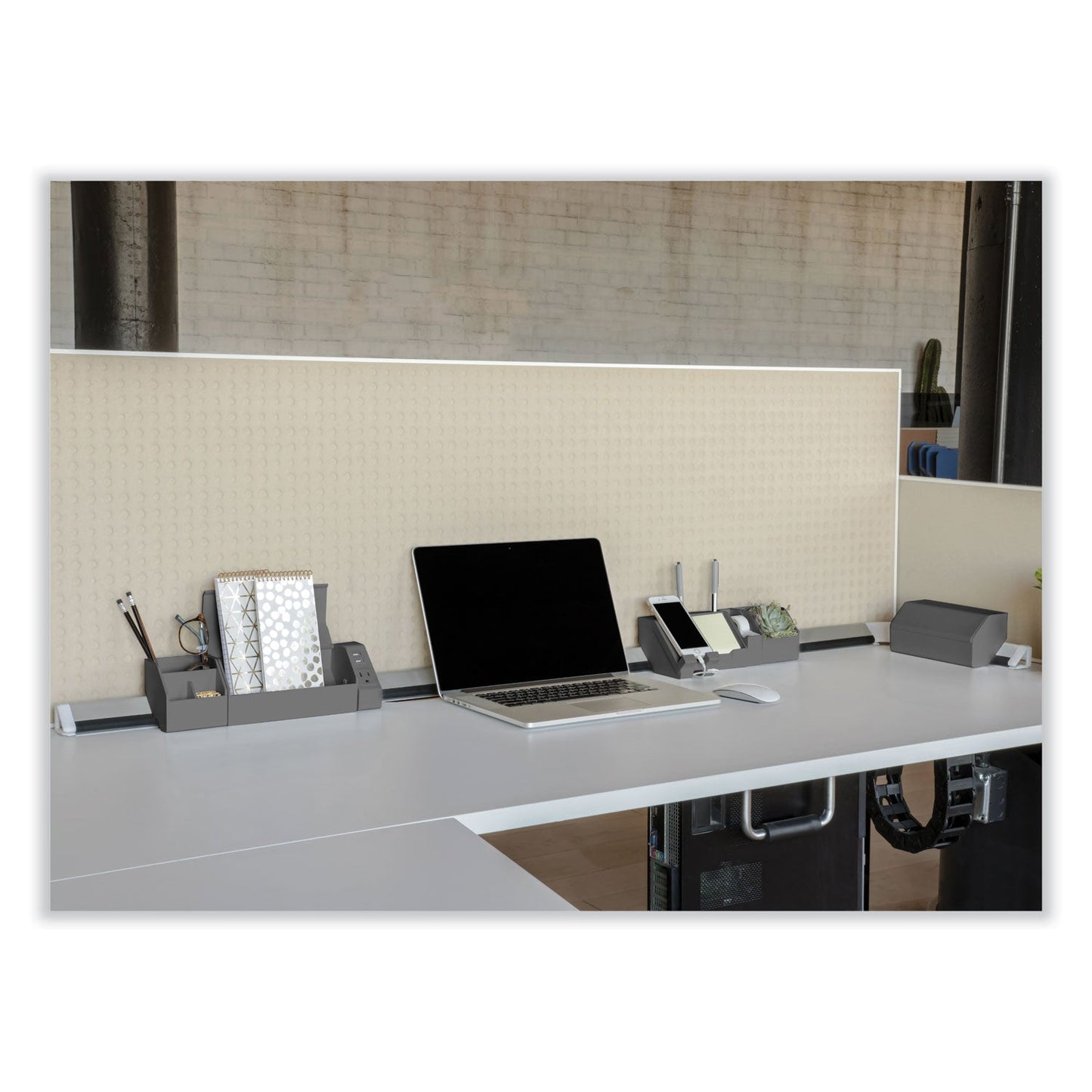 bostitch-r-konnect-desk-organizer-and-cable-management-17-piece-kit-plastic-gray-bosktckit5gray_5