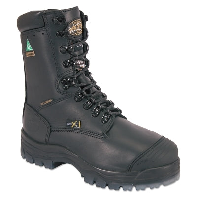 Honeywell 45 Series Leather 9 in Lace-Up Composite Toe Boots, Size 11, Black (821-45675C-BLK-110)