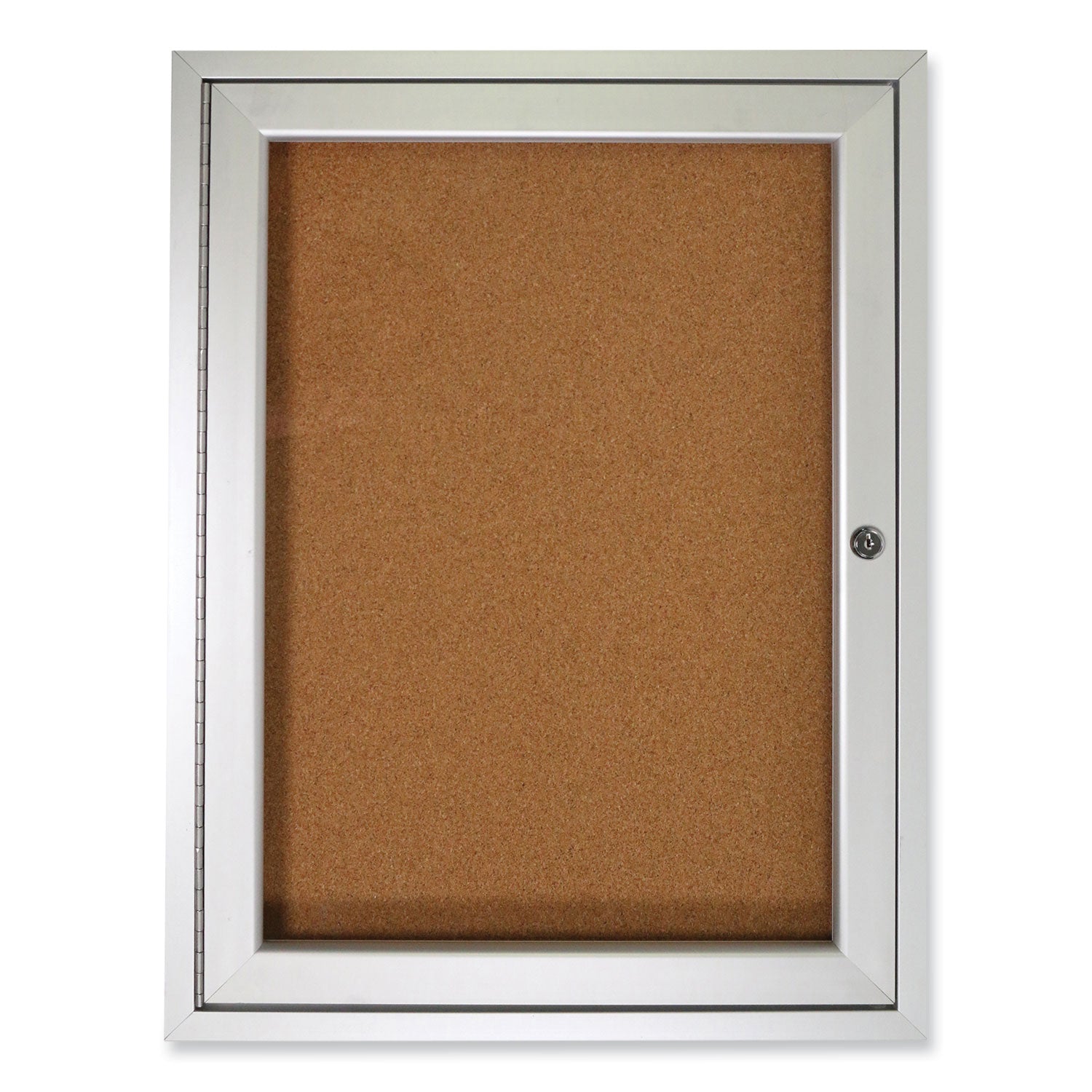 ghent-mfg-1-door-enclosed-natural-cork-bulletin-board-with-satin-aluminum-frame-num-ghepa13636k_1
