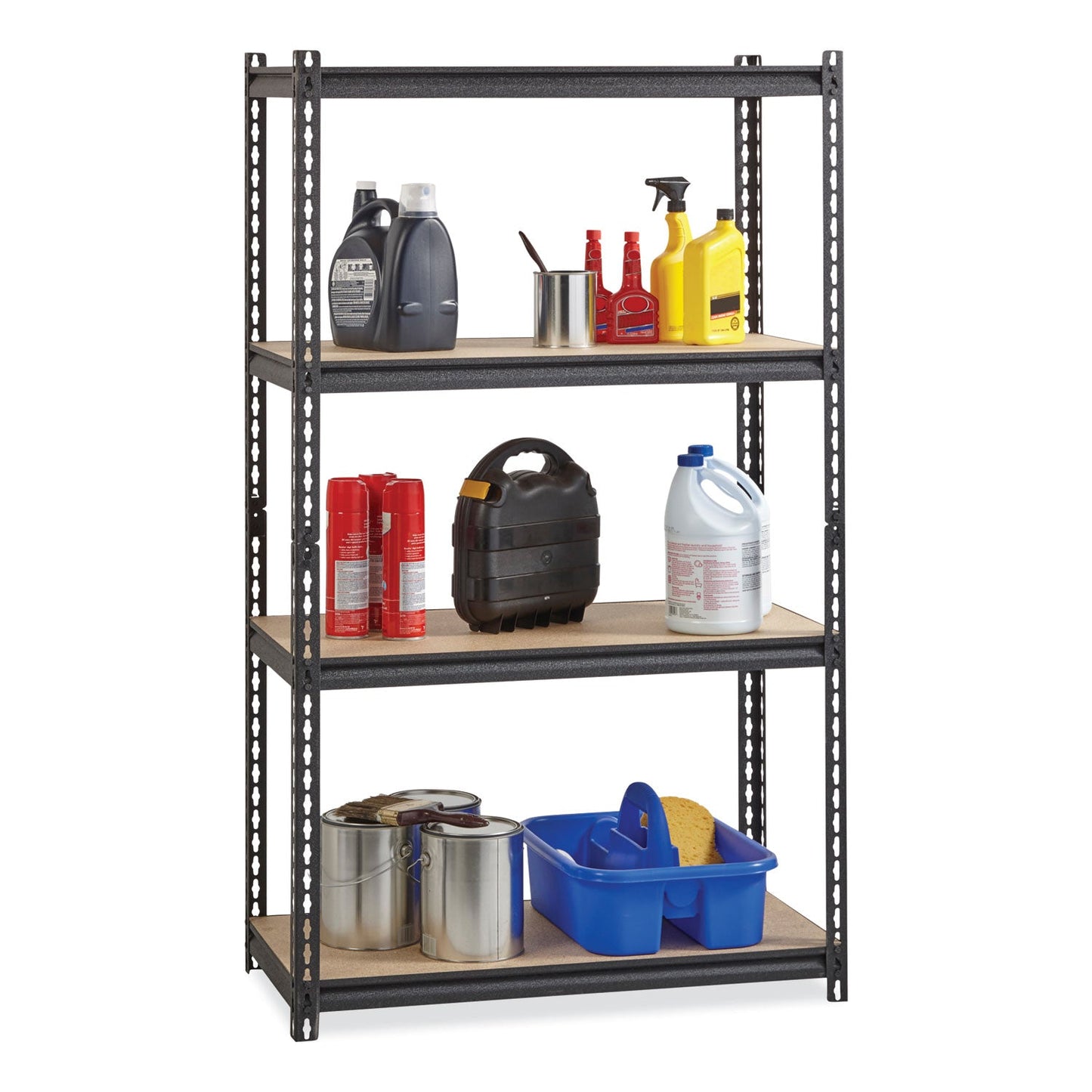 hirsh-industries-r-iron-horse-2300-rivet-shelving-four-shelf-36w-x-18d-x-60h-black-ships-in-4-6-business-days-hid20991_4