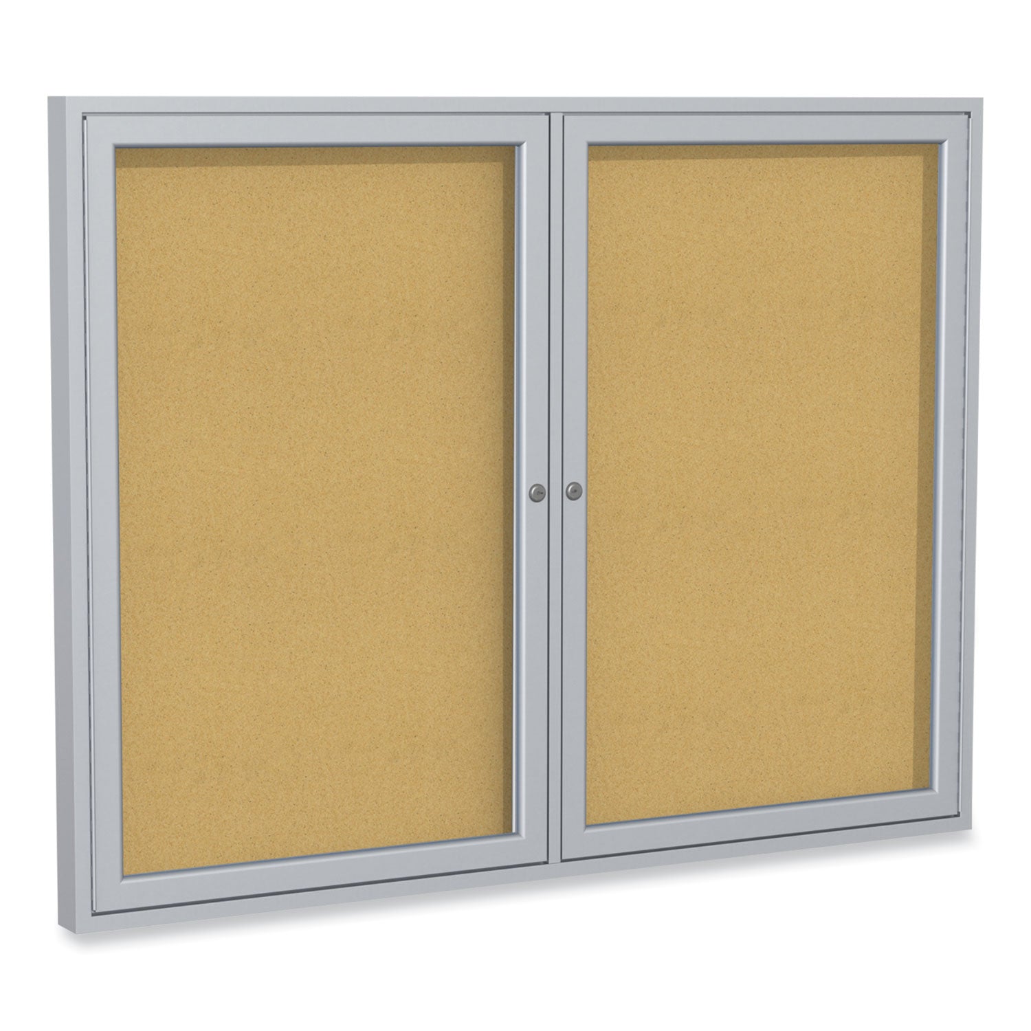 ghent-mfg-2-door-enclosed-natural-cork-bulletin-board-with-satin-aluminum-frame-num-ghepa24860k_1