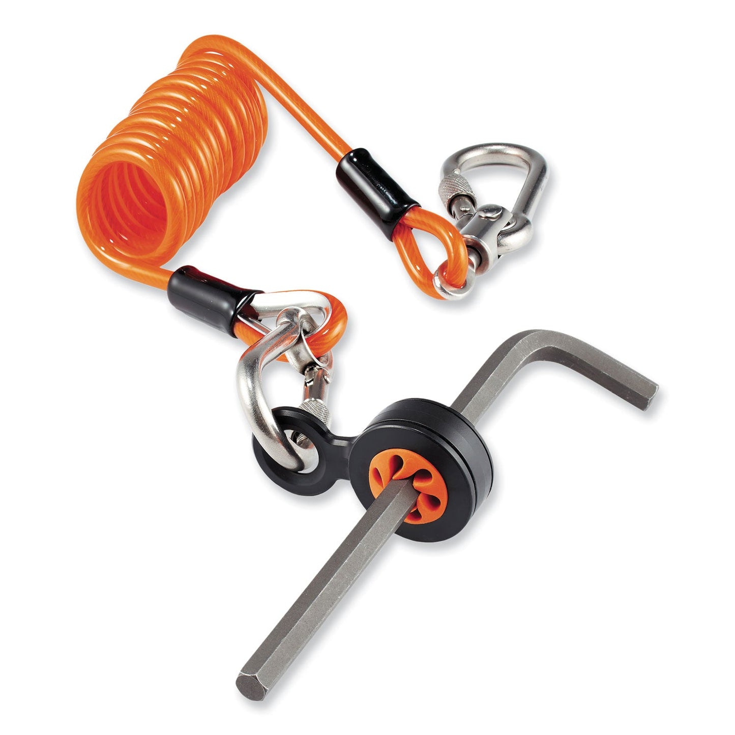 ergodyne-squids-3130m-coiled-cable-lanyard-with-carabiners-num-ego19131_2