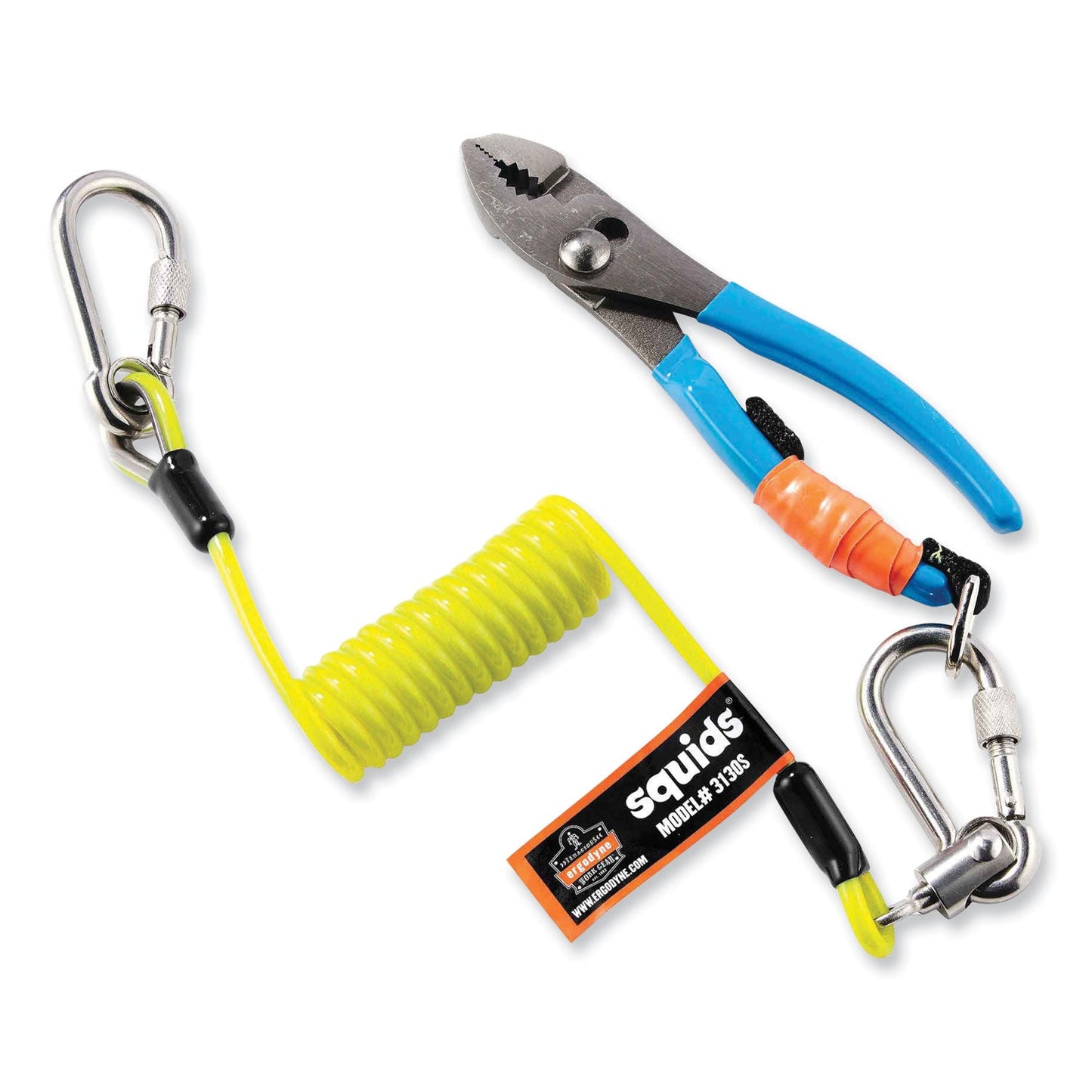 ergodyne-squids-3130s-coiled-cable-lanyard-with-carabiners-num-ego19130_2