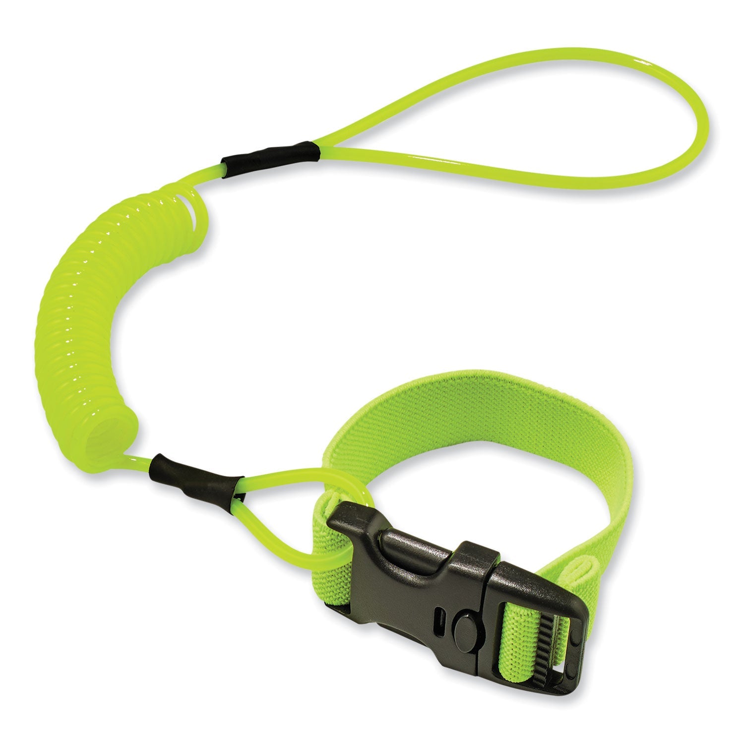 ergodyne-squids-3157-coiled-lanyard-with-buckle-num-ego19157_1