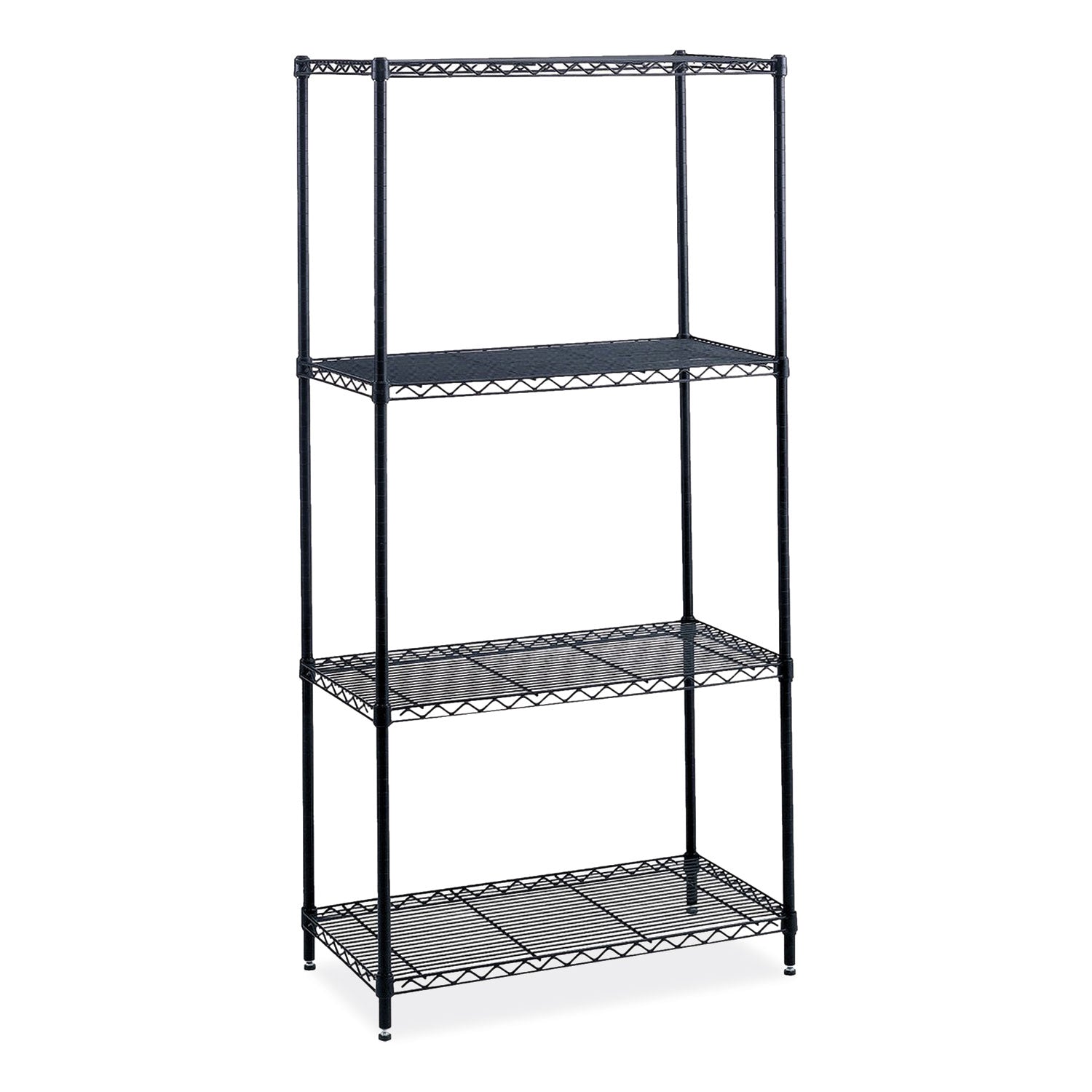 industrial-wire-shelving-four-shelf-36w-x-18d-x-72h-black-ships-in-1-3-business-days-saf5285bl_1