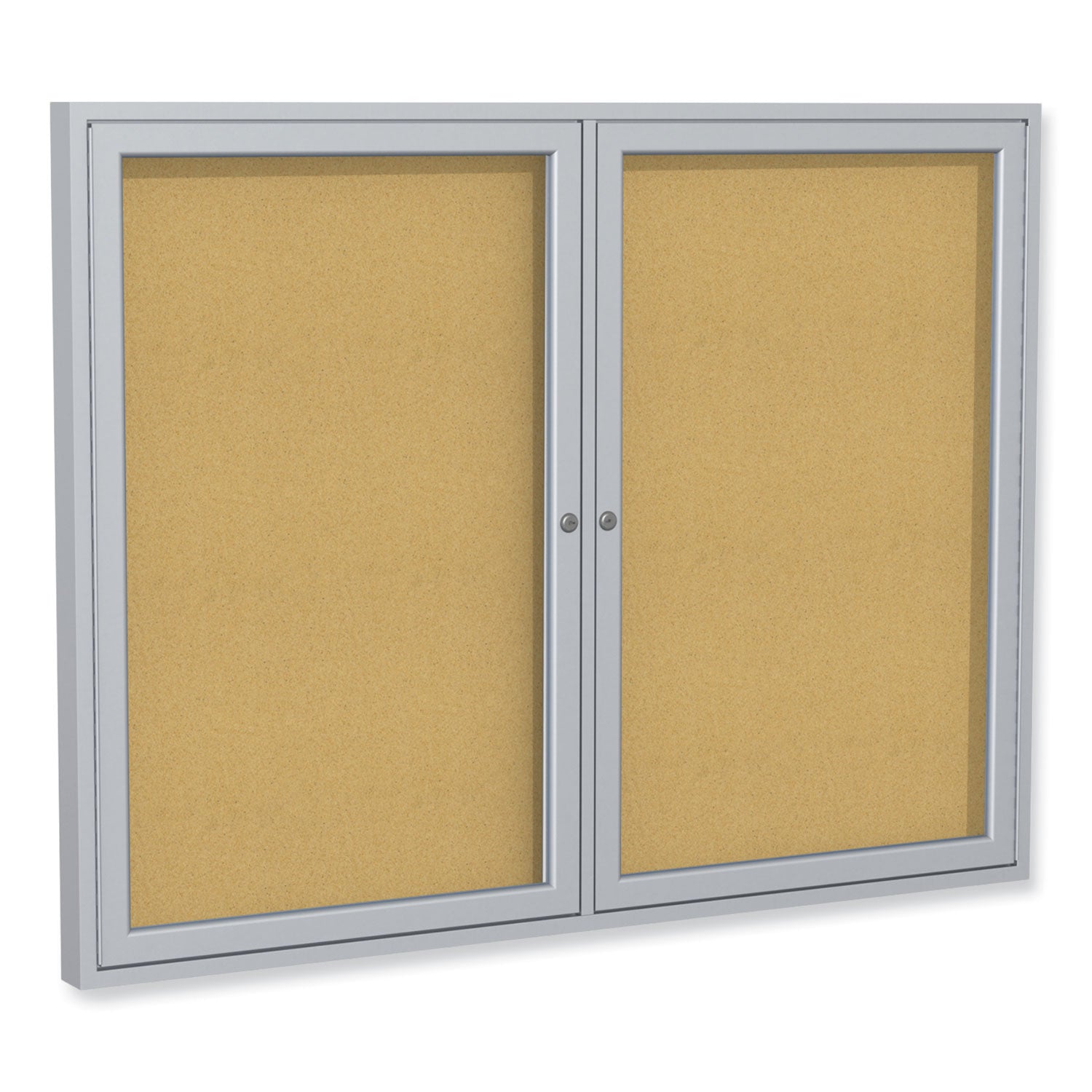 ghent-mfg-2-door-enclosed-natural-cork-bulletin-board-with-satin-aluminum-frame-num-ghepa33672k_1