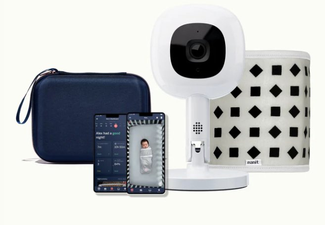 Nanit The Traveling Camera Bundle Includes: Blue Case, Flex Stand, Camera For use with Sleep Monitor (1245438_EA)