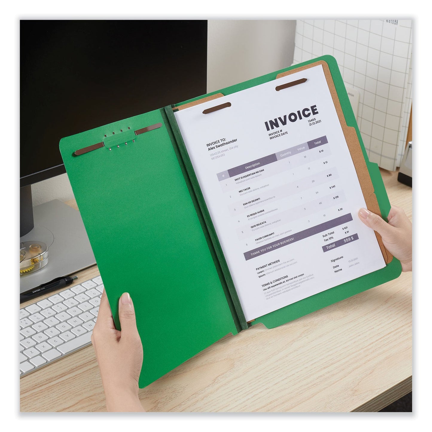 universal-bright-colored-pressboard-classification-folders-num-unv10302_3
